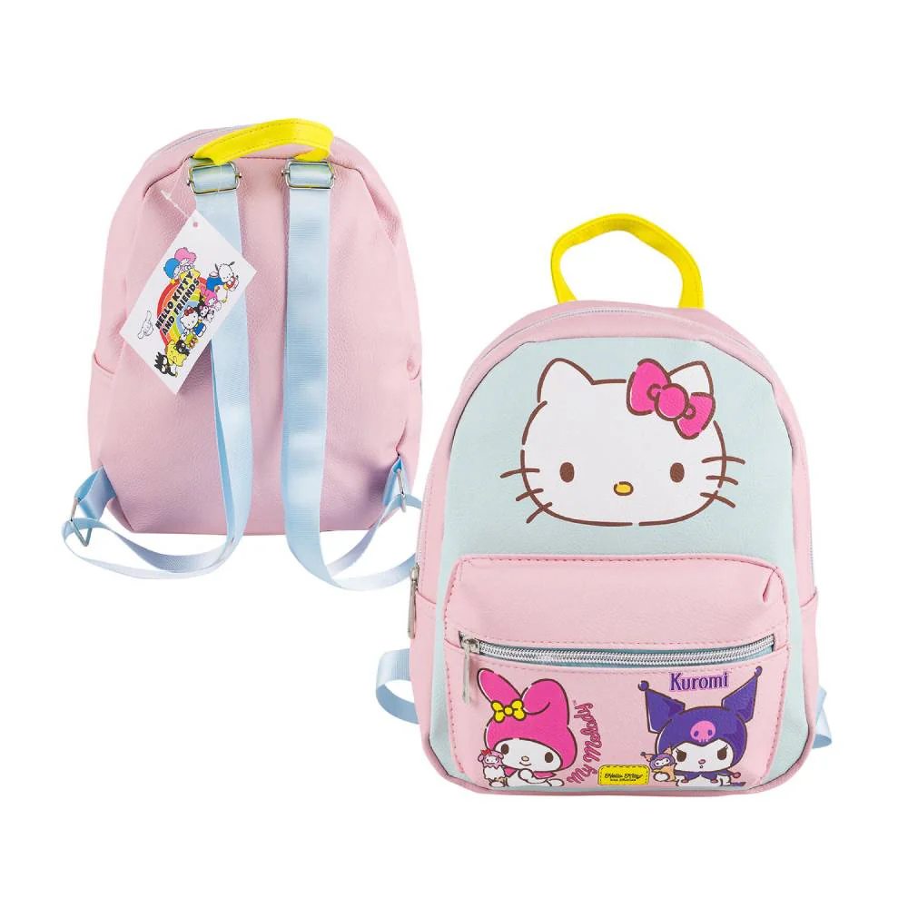 Hello Kitty and Friend 10" Mini Backpack with Adjustable Strap - Image 3
