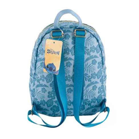 Disney 10" Stitch Mini Backpack with Adjustable Strap - Blue - Image 3