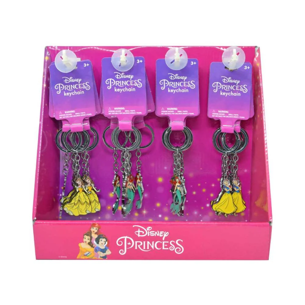 Disney Princess Metal Keychain - Assorted