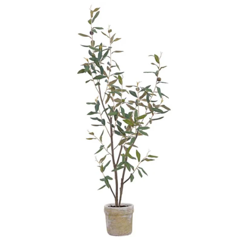 Allstate Floral Olive And Berry Tree With Clay Pot - Green - Image 3