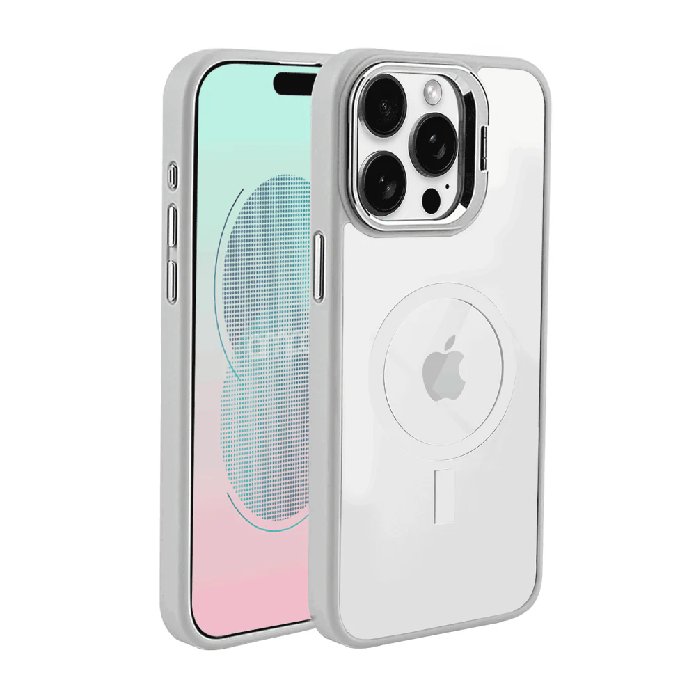AMPD Smoke CamKick MagSafe Case for Apple iPhone 16 Pro - Gray - Image 3