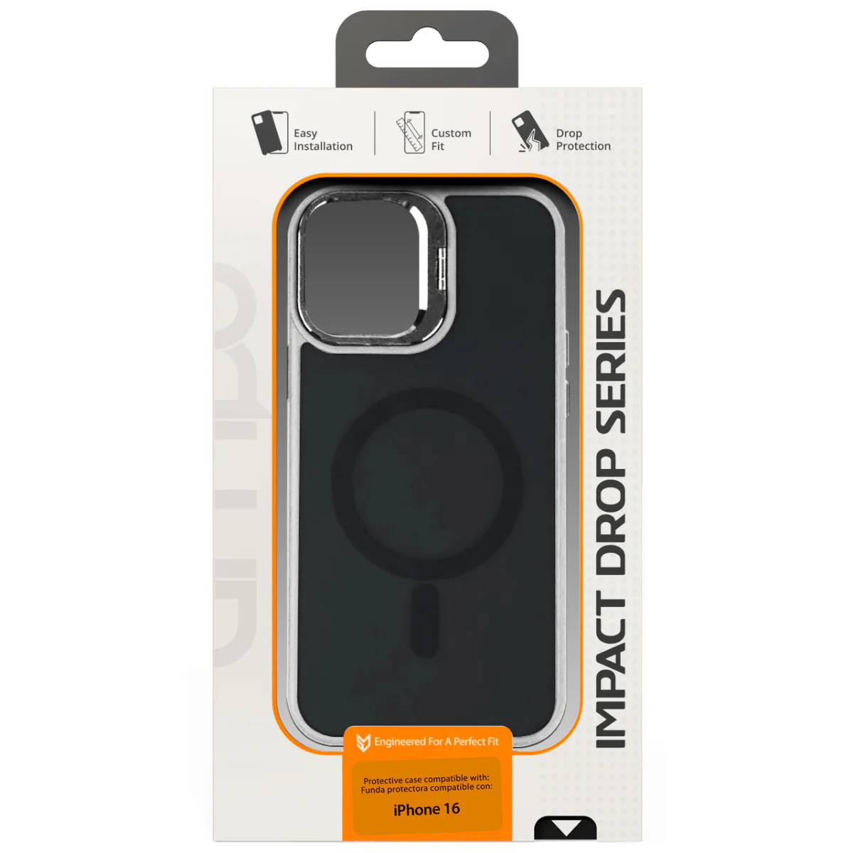 AMPD2 Smoke Camkick Magsafe Case for Apple iPhone 16 - Gray - Image 3
