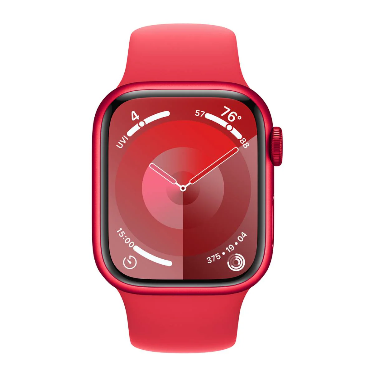 Apple Series 9 Unisex 41mm Stainless Steel Case Smartwatch with Sport Band - GPS + Cellular - Image 6