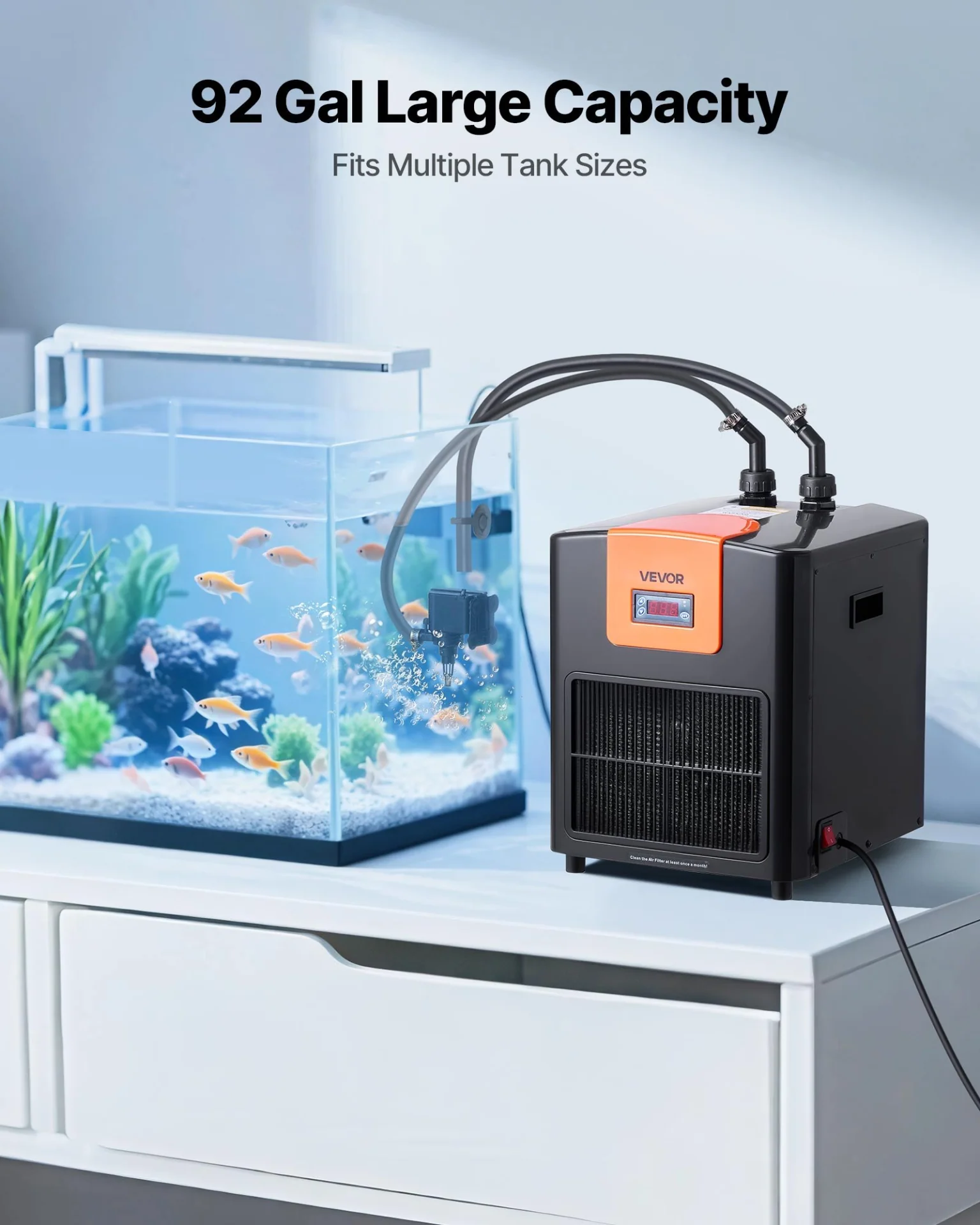 Aquarium Chiller 92 Gallon 1/4 HP Water Chiller Hydroponics Fish Tank - Image 3