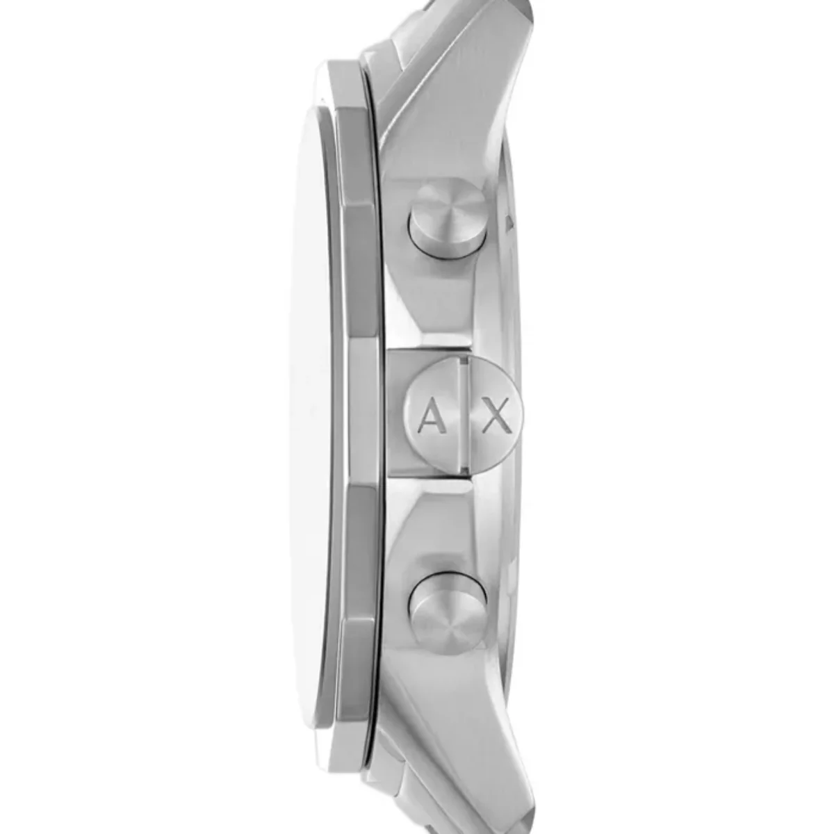 Armani Exchange Men's 44mm Silver-Tone Bracelet Watch - Black Dial - Image 2