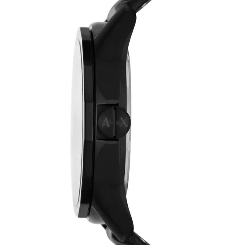 Armani Exchange Men's 44mm Strap Watch with Bracelet - Black - Image 3