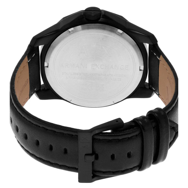 Armani Exchange Men's 44mm Strap Watch with Bracelet - Black - Image 4