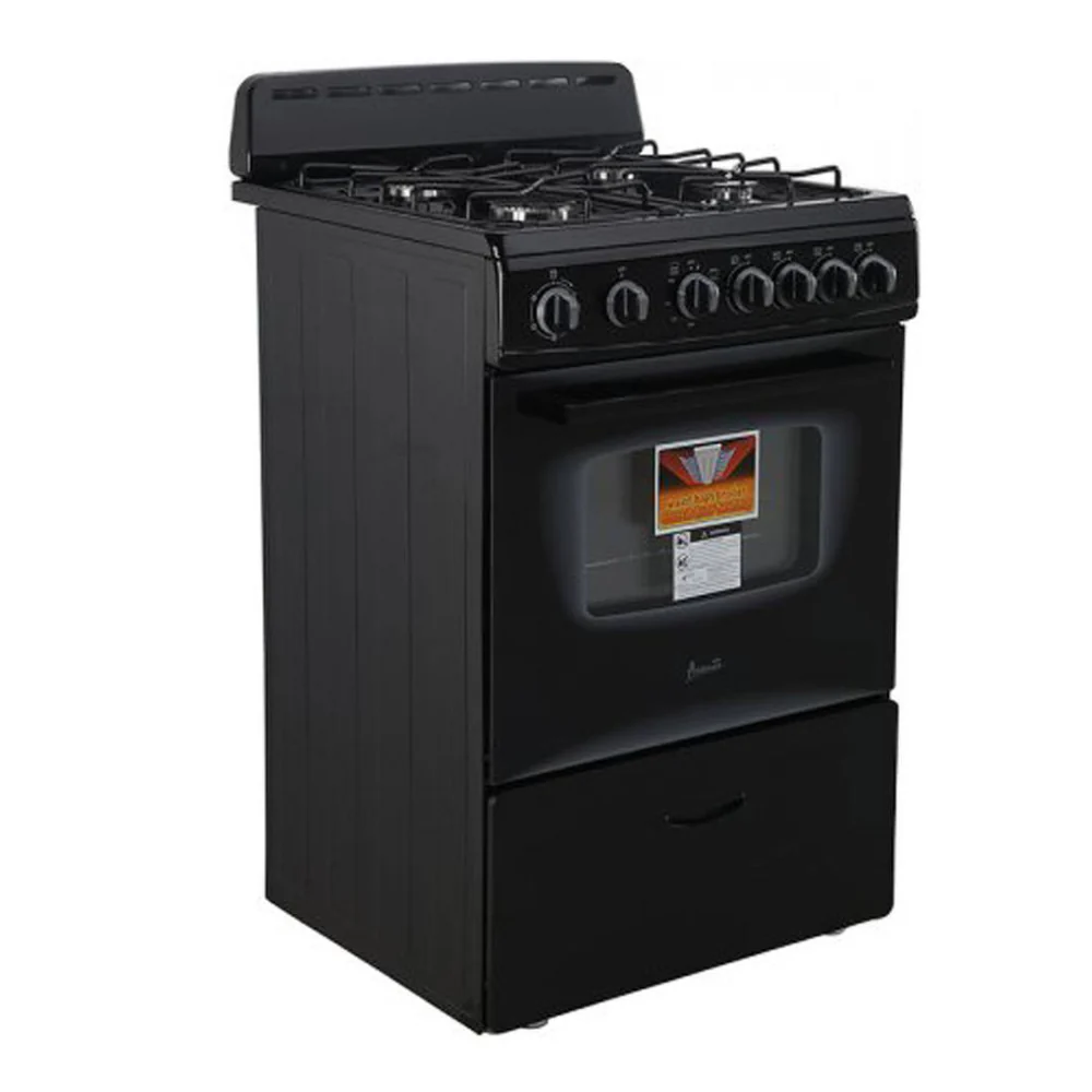 Avanti GR2415CB 24" Compact Gas Range Oven, Black - Image 3