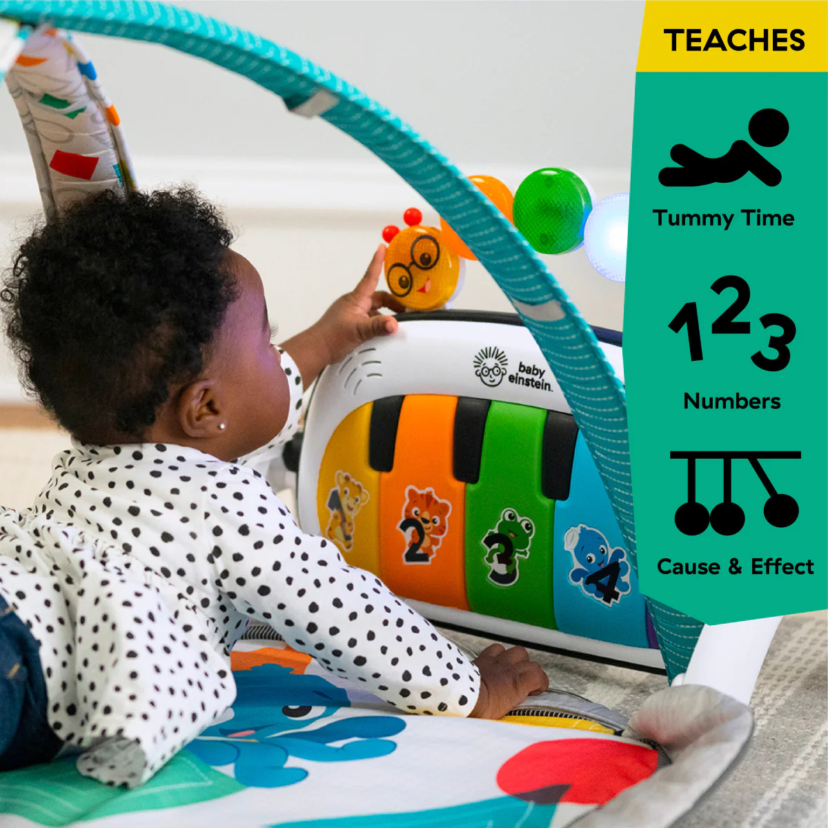 Baby Einstein 4-in-1 Kickin' Tunes Music and Language Discovery Play Gym - Image 7