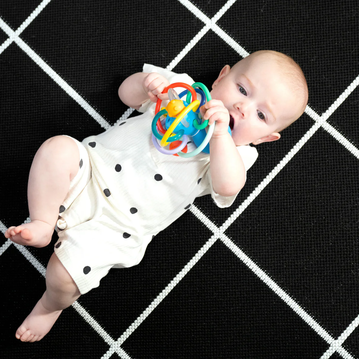 Baby Einstein Ocean Explorers Opuss Shake and Soothe Teether Rattle Toy - Blue - Image 5