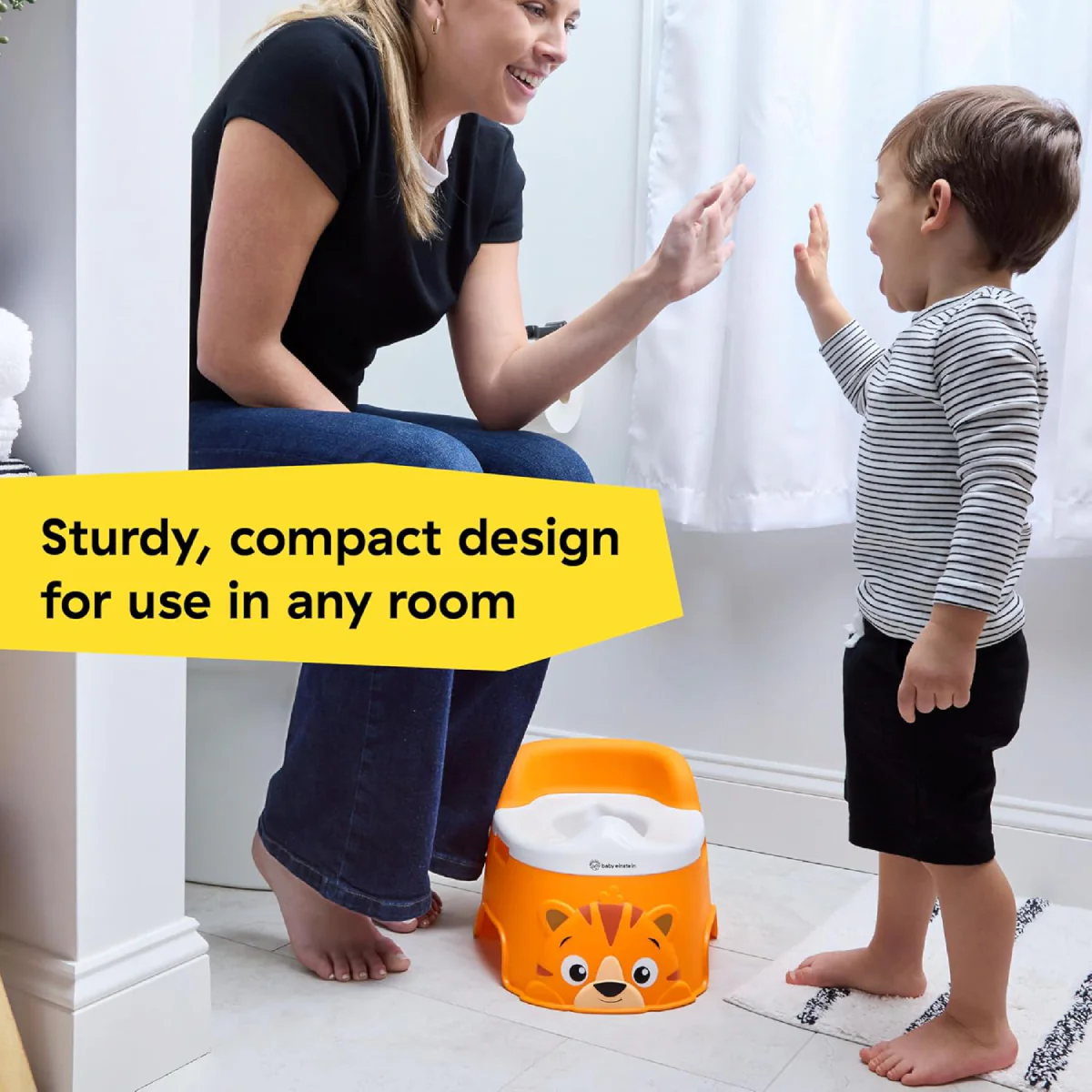 Baby Einstein Tinkle and Reveal Tiger Potty for 18+ Months - Orange/White - Image 6
