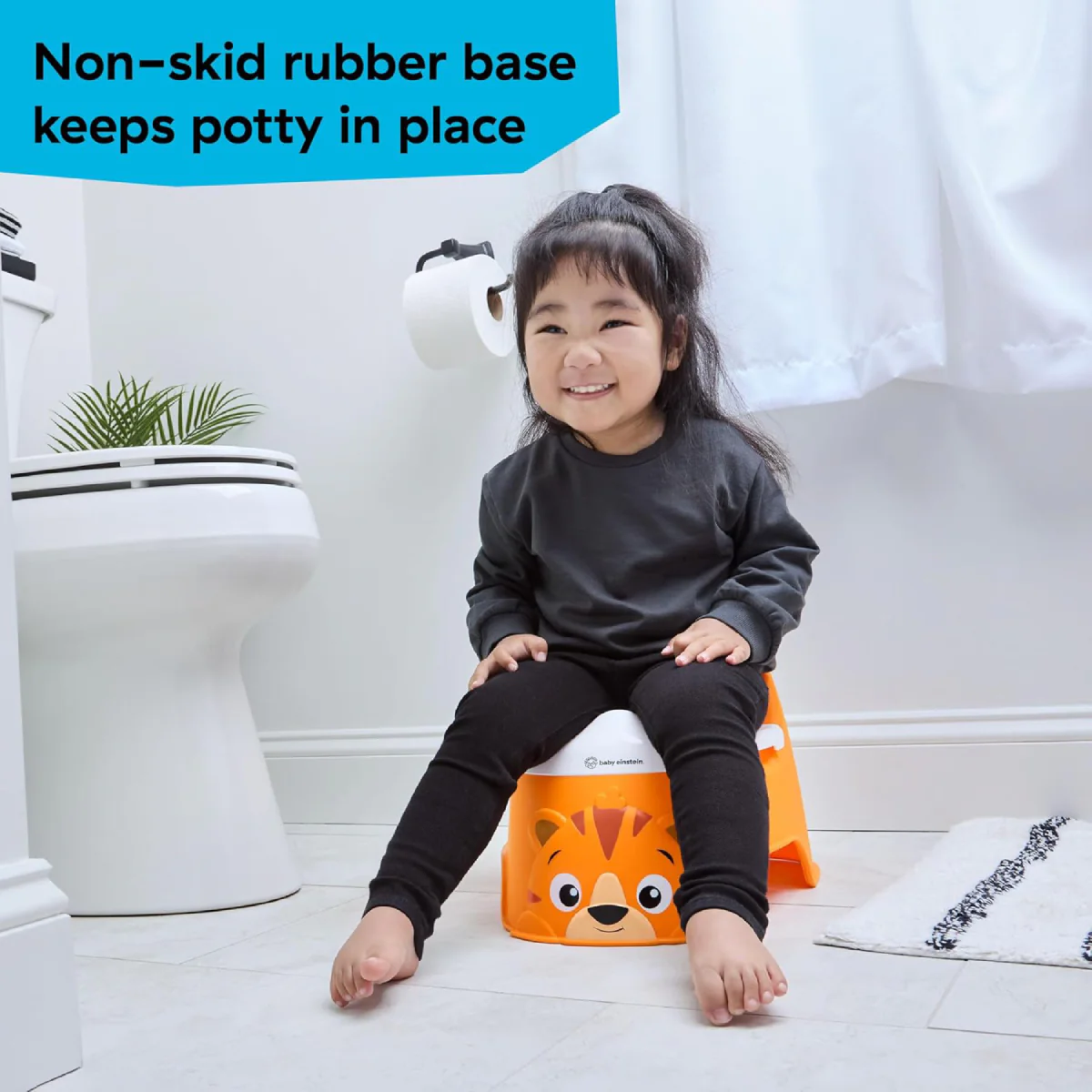 Baby Einstein Tinkle and Reveal Tiger Potty for 18+ Months - Orange/White - Image 7