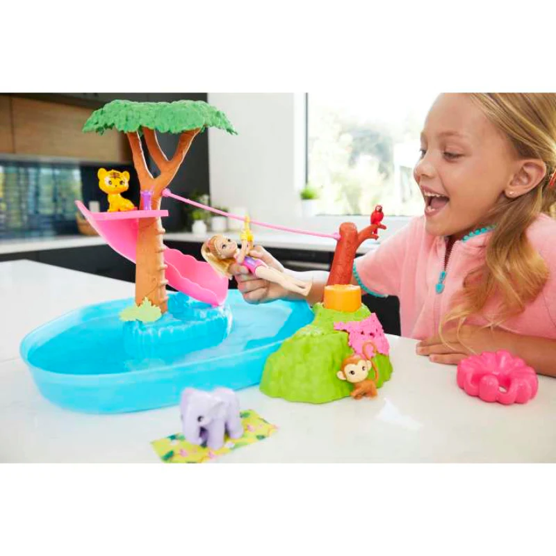 Barbie & Chelsea The Lost Birthday Doll & Splashtastic Pool Surprise Playset - Image 7