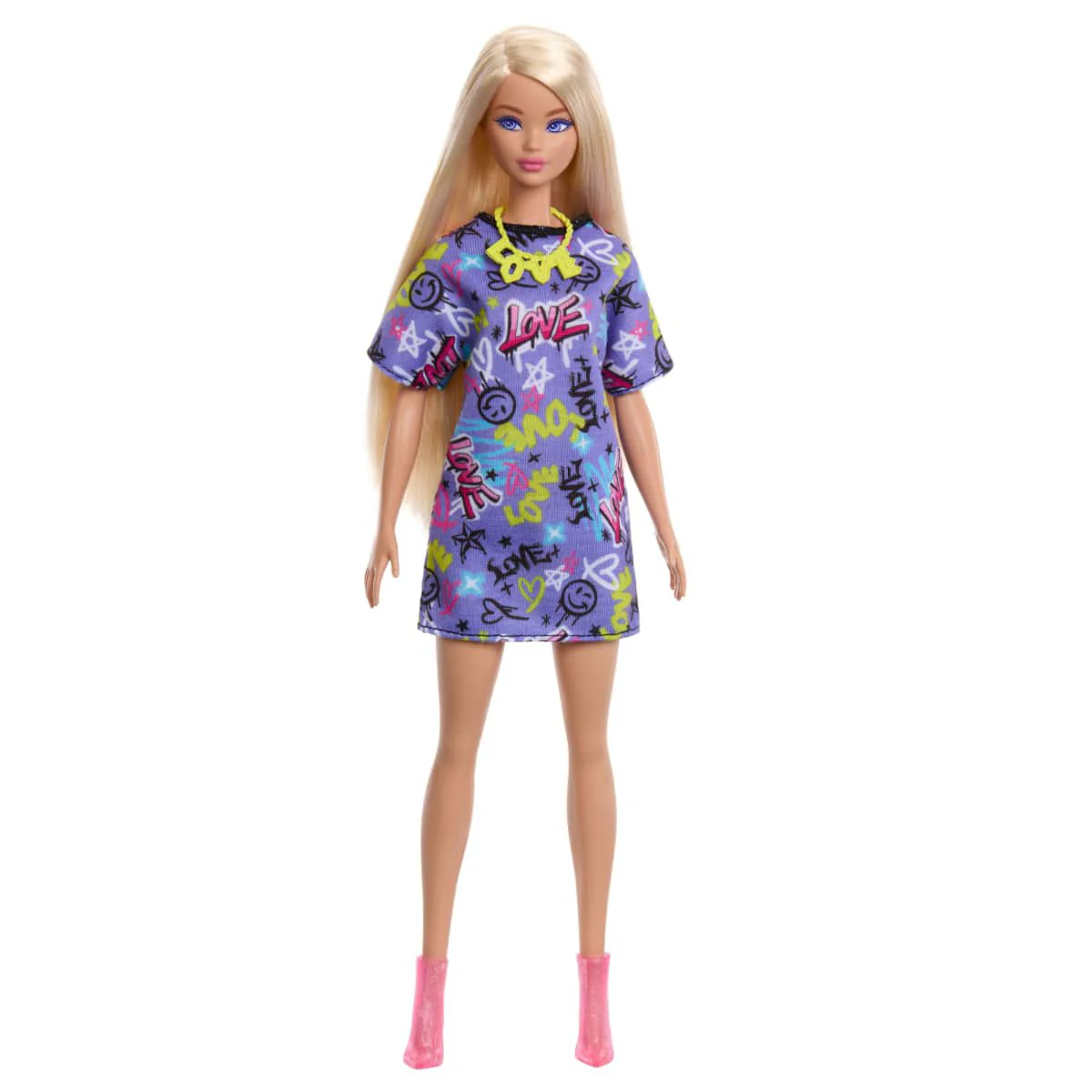 Barbie Fashion Doll with 3 Party Dresses - Image 3