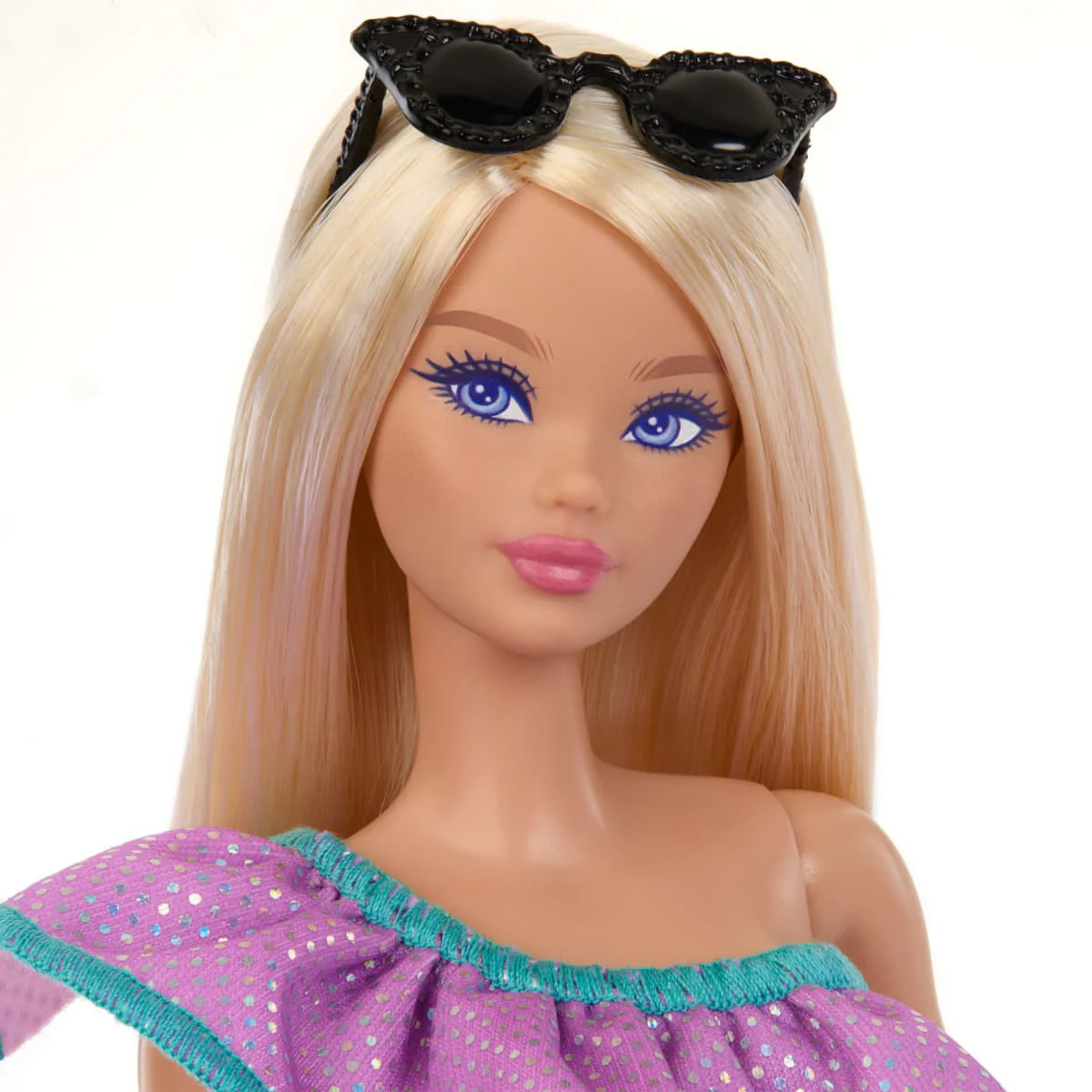 Barbie Fashion Doll with 3 Party Dresses - Image 5