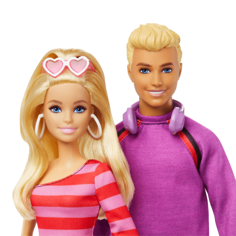 Barbie Fashionistas Roller-Skating Theme Doll with Accessories Set (2-Pieces) - Image 4