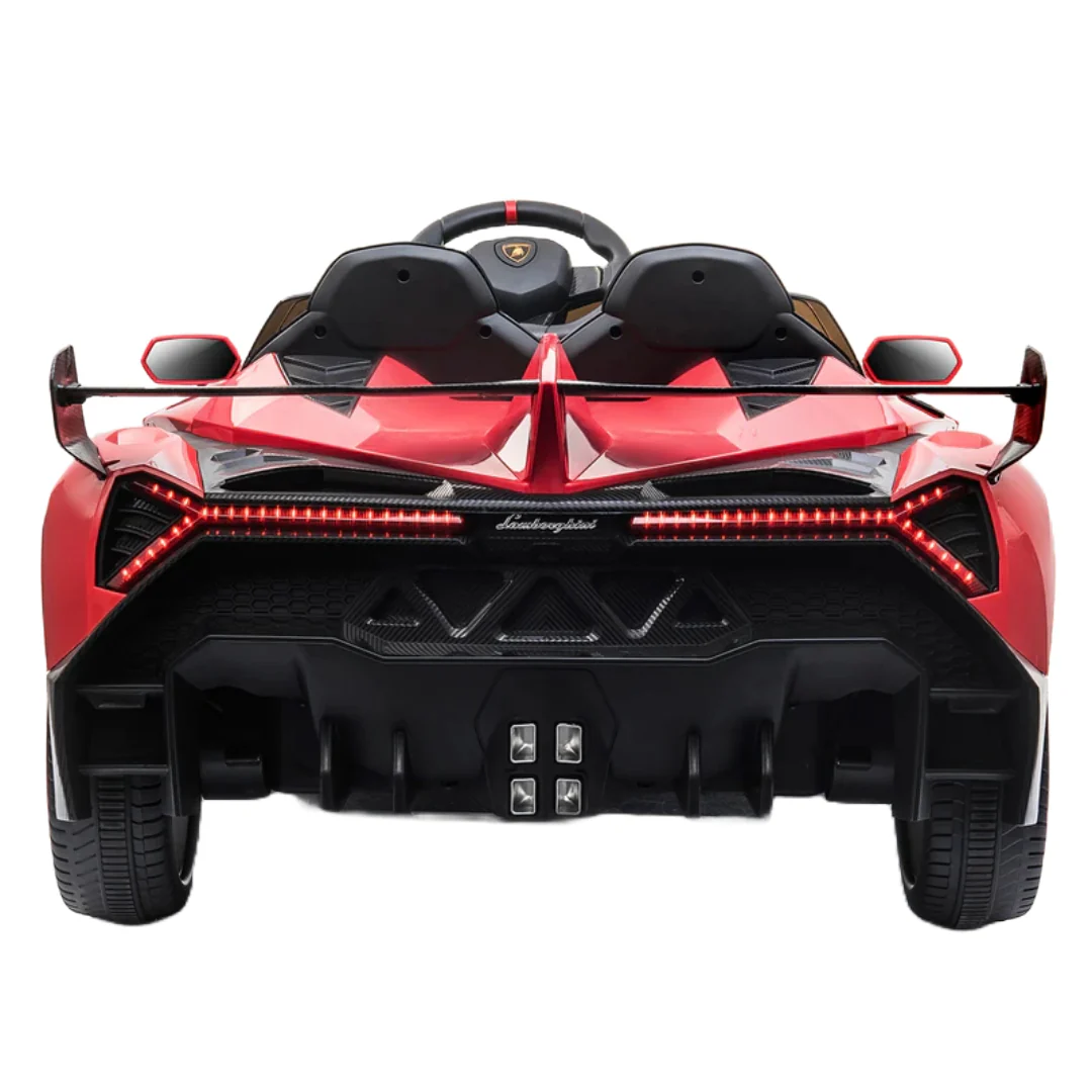 BBJ Toys R/C Licensed Lamborghini Veneno Kids Electric Two Seats Ride Car - Image 5