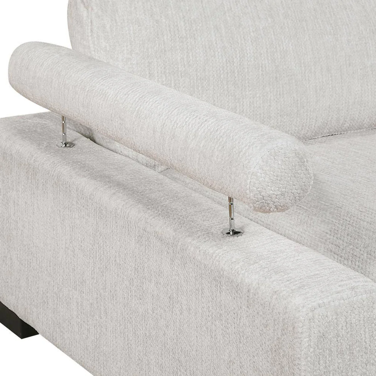 Beane 17" Arm Chair with Removable Cushions by Lazzara - Beige - Image 4