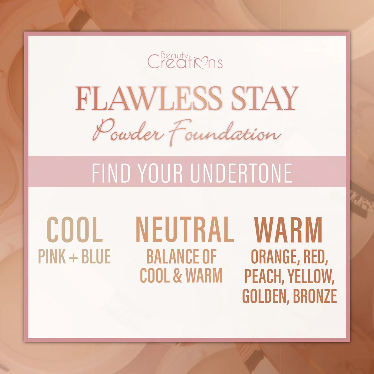 Beauty Creations Flawless Stay Powder Foundation, 0.25 oz - FSP 17.0 - Image 5