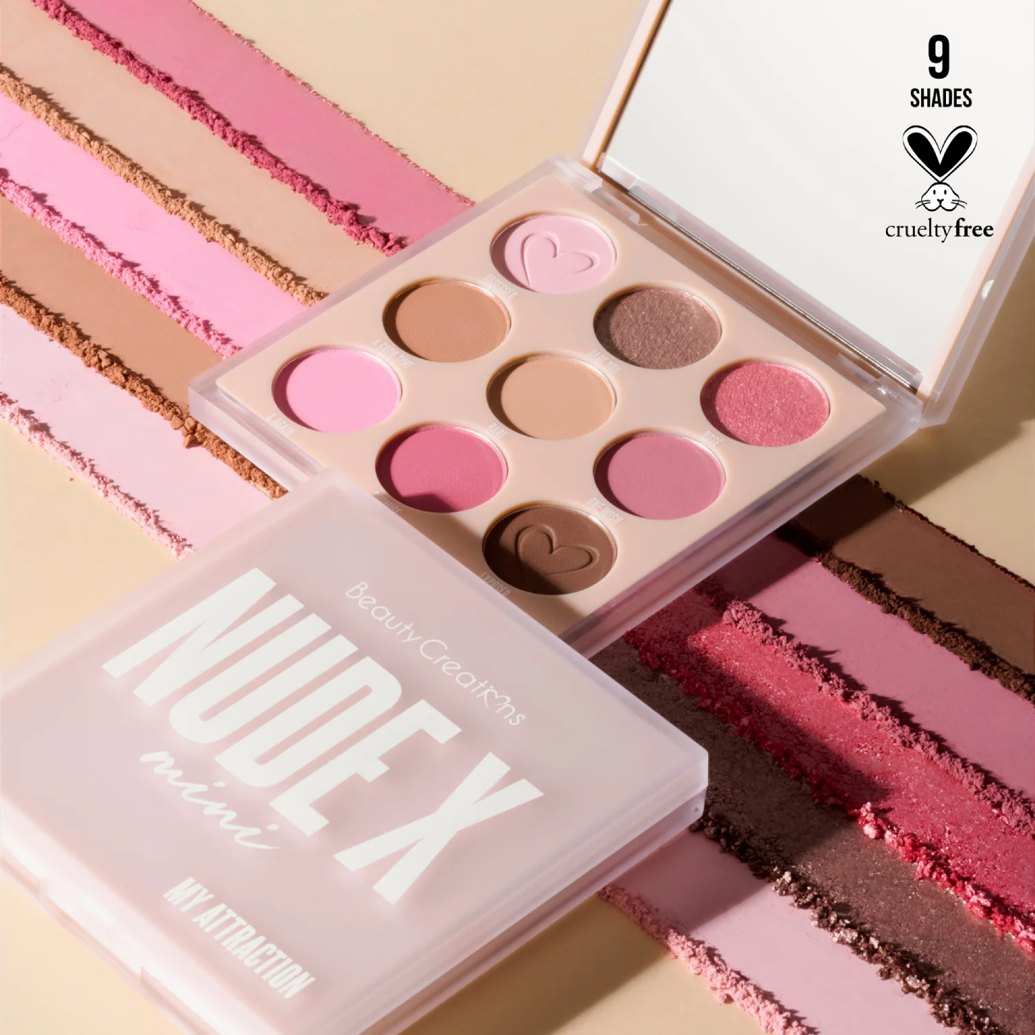 Beauty Creations Nude X 9 Shadow Palette - My Attraction - Image 4