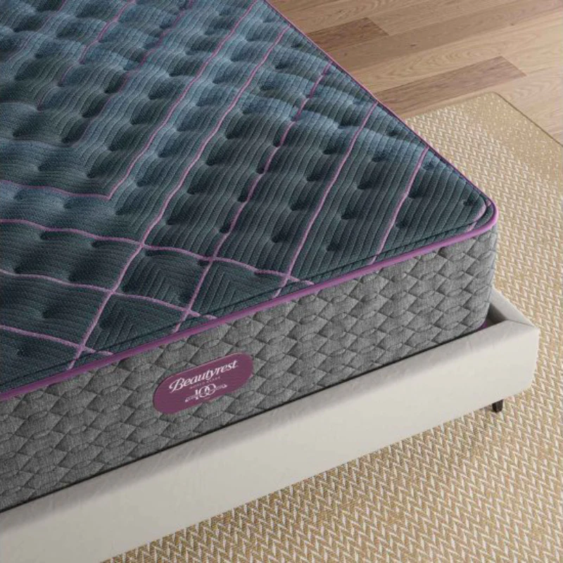 Beautyrest World Class 14.25" Extra Firm California King Size Mattress - Gray/Blue - Image 4
