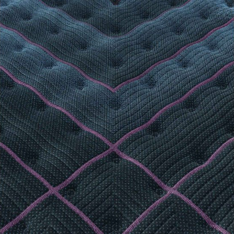 Beautyrest World Class 14.25" Extra Firm Twin Size Mattress - Gray/Blue - Image 3