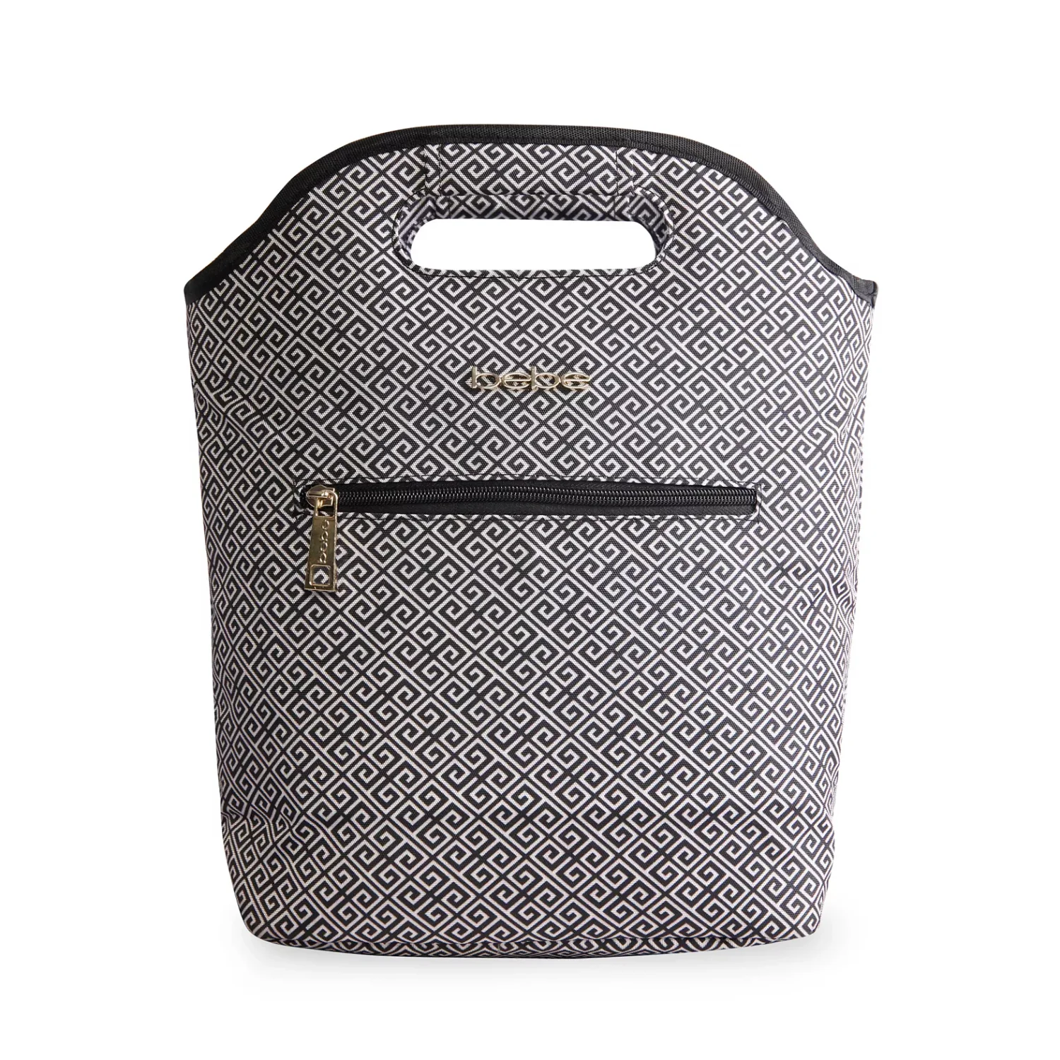 Bebe Tanya Lunch Tote Bag - Black/Gray