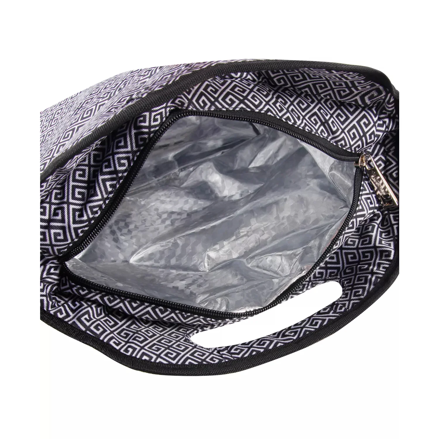 Bebe Tanya Lunch Tote Bag - Black/Gray - Image 4