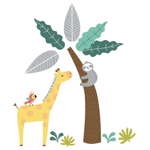 Bedtime Originals Mighty Jungle Animals Wall Decals
