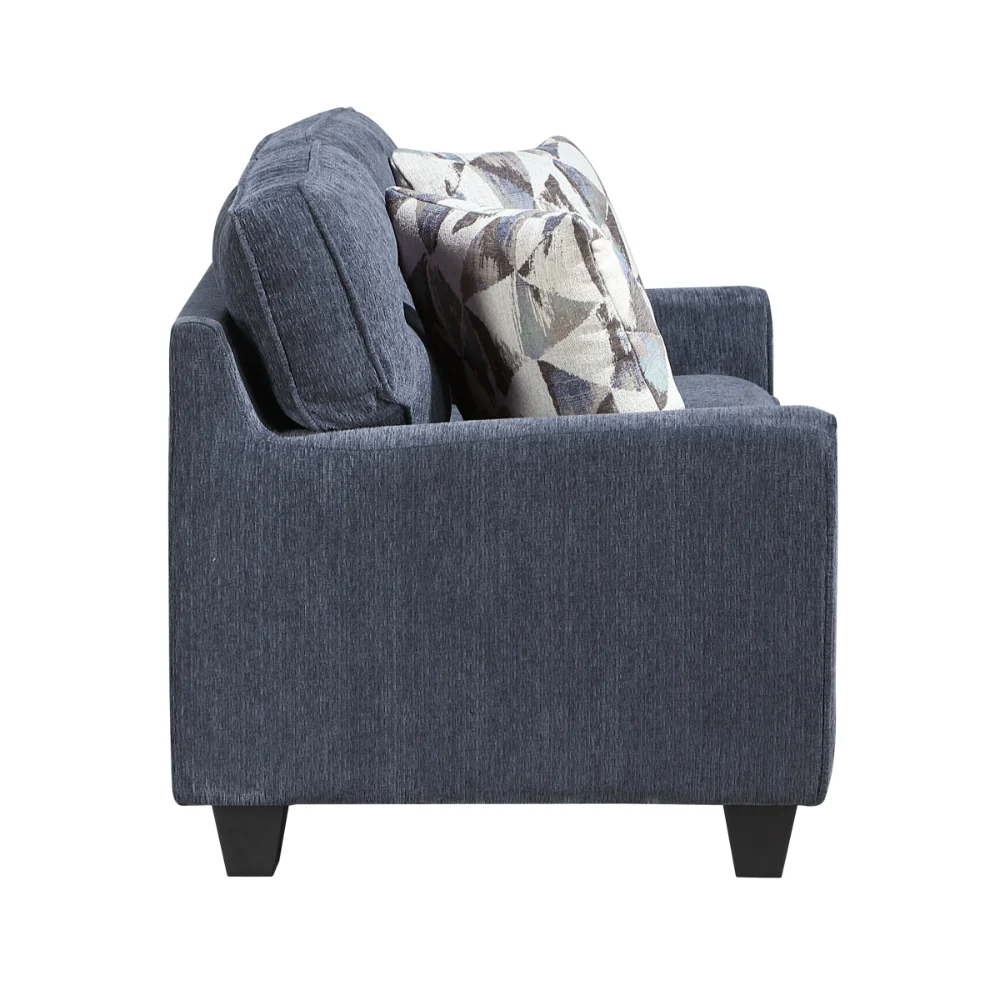 Vival Loveseat with Decorative Pillows by Homelegance - Image 2
