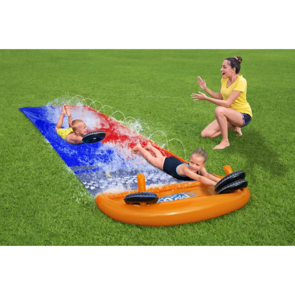 Bestway H2OGO! 16' Splashy Speedway Slide - Image 5