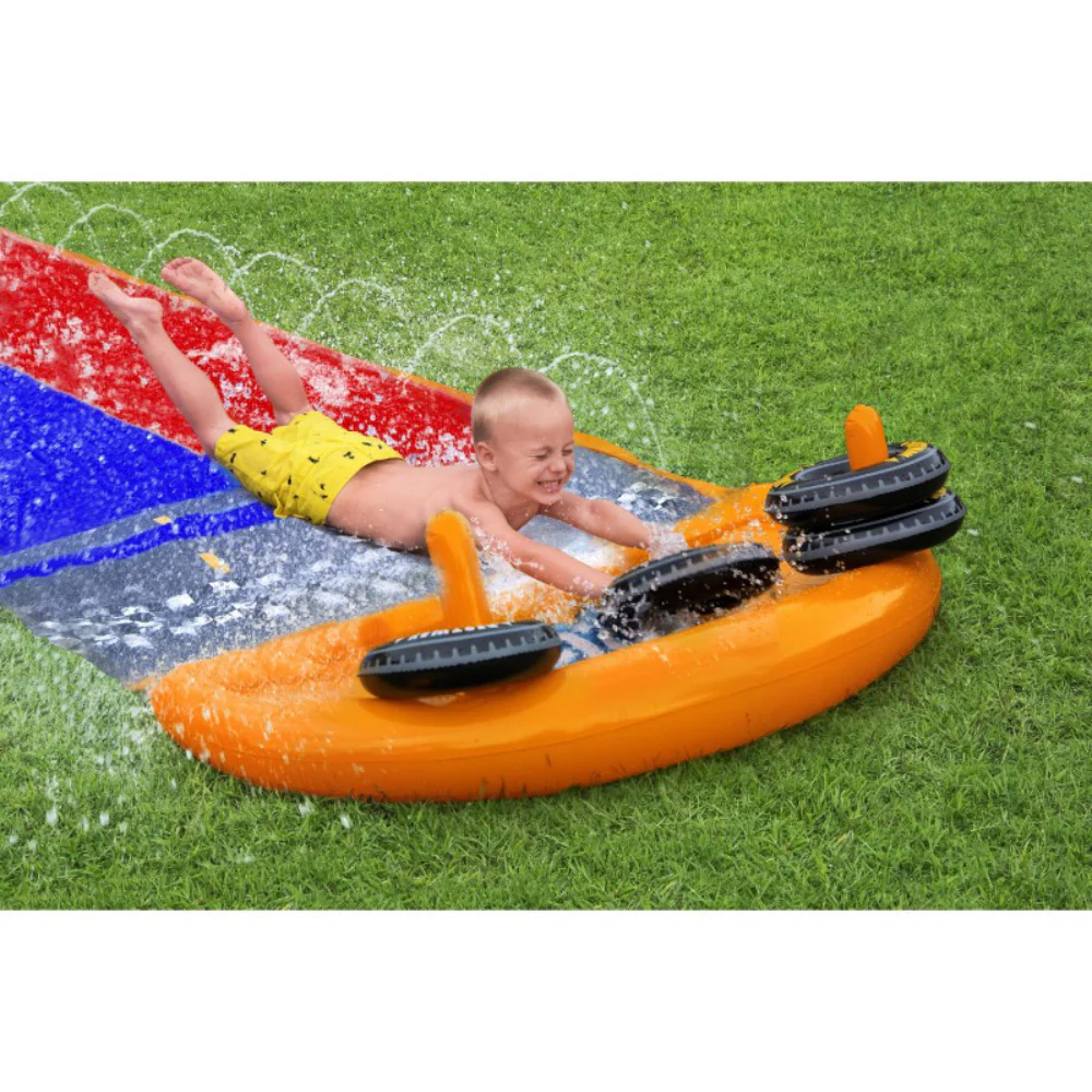 Bestway H2OGO! 16' Splashy Speedway Slide - Image 6