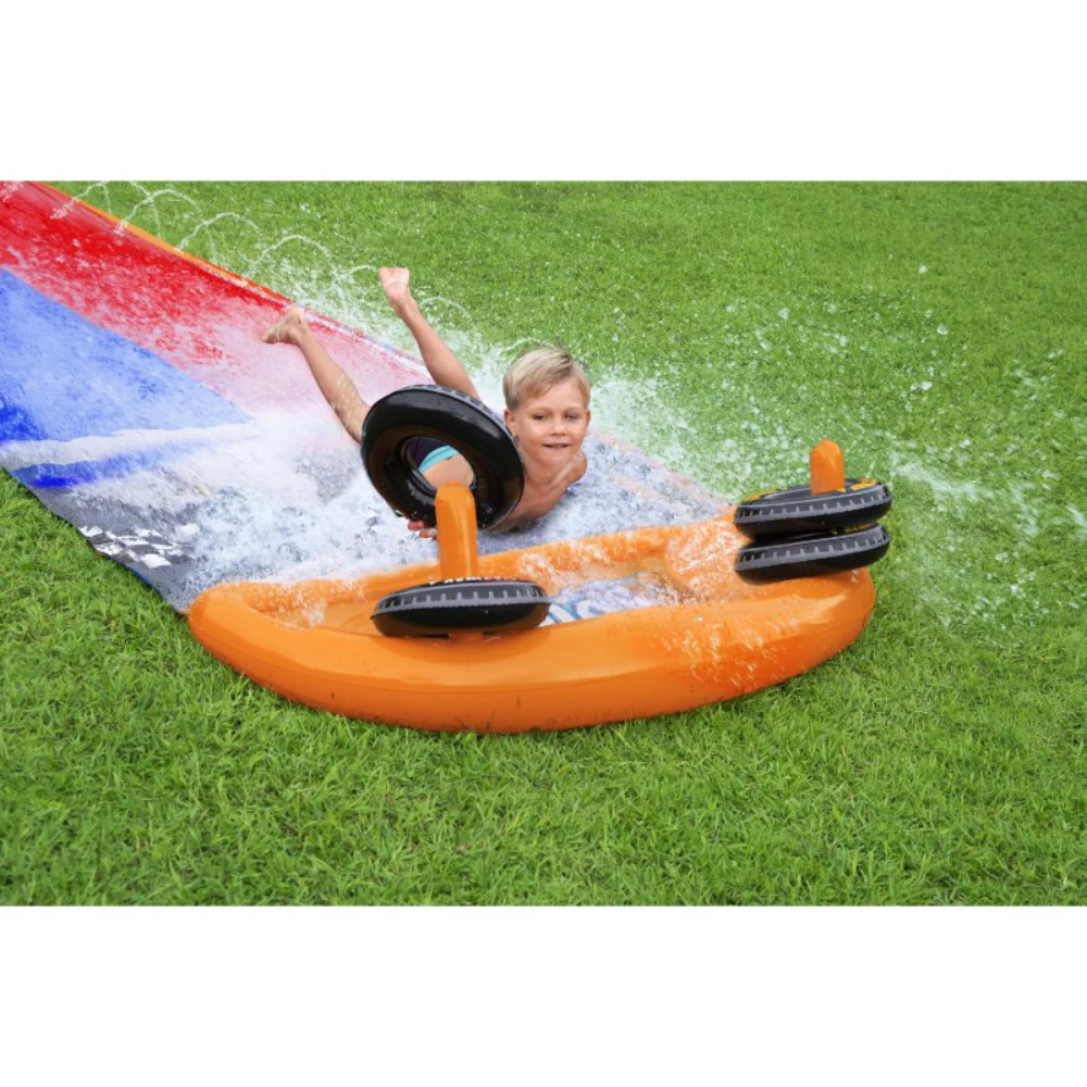 Bestway H2OGO! 16' Splashy Speedway Slide - Image 7