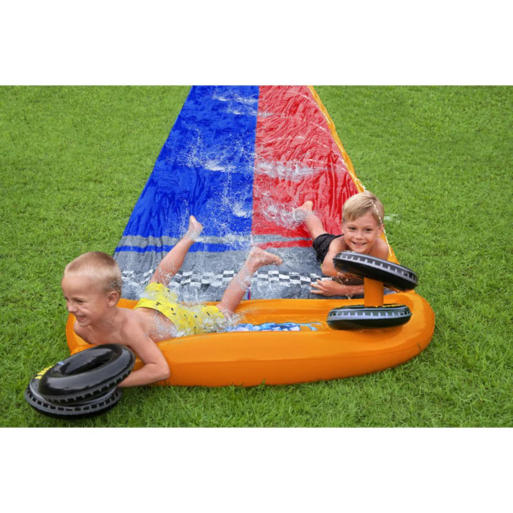 Bestway H2OGO! 16' Splashy Speedway Slide - Image 8