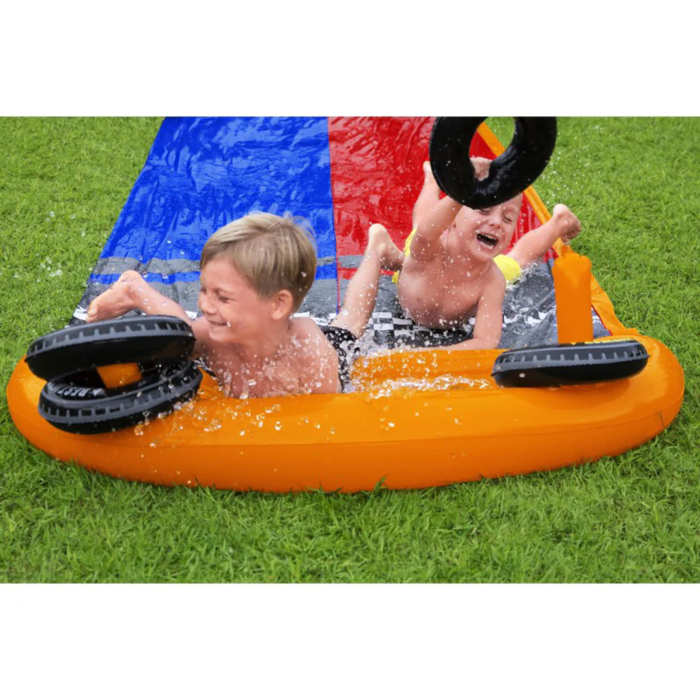 Bestway H2OGO! 16' Splashy Speedway Slide - Image 9
