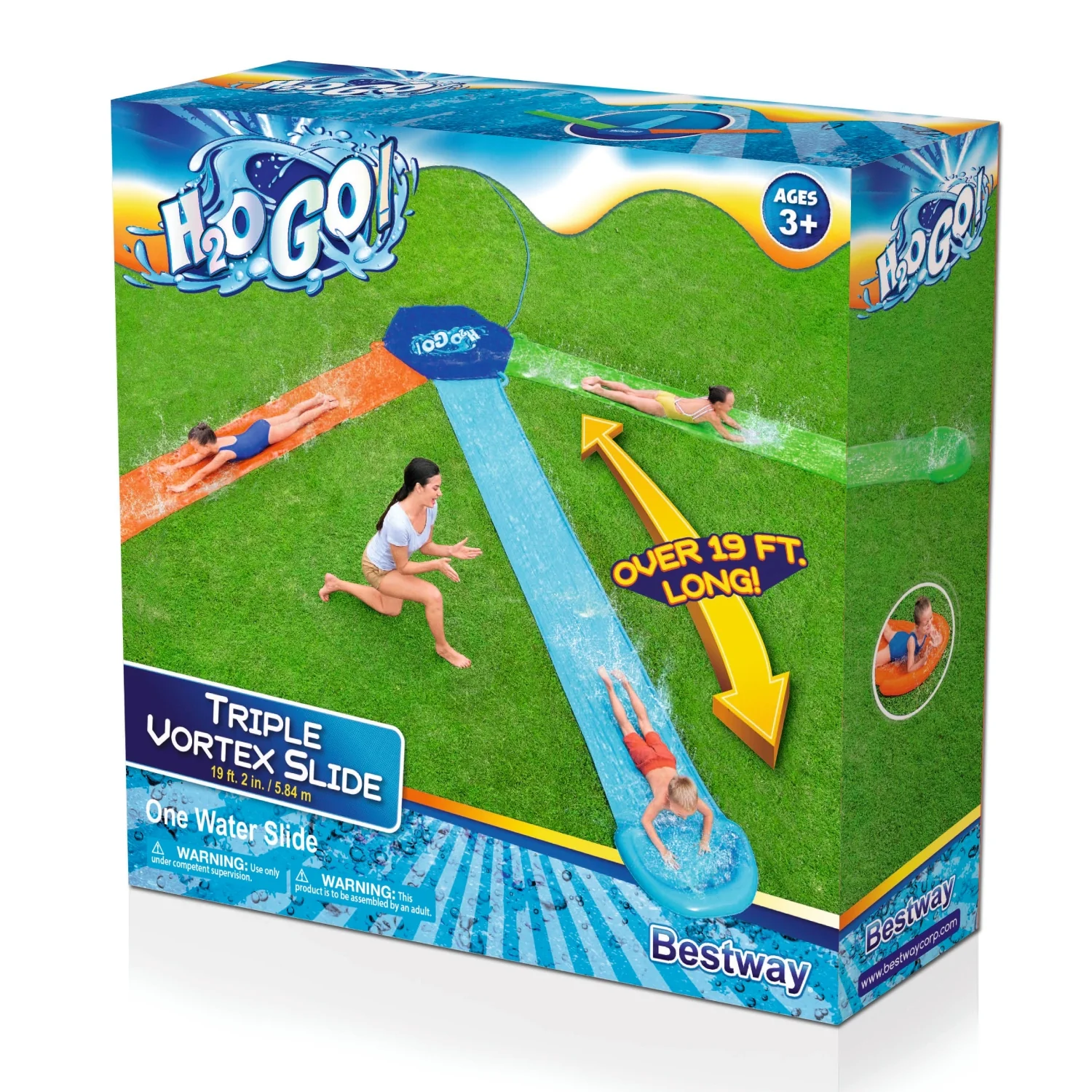 Bestway H2OGO! 19' Triple Vortex Slide