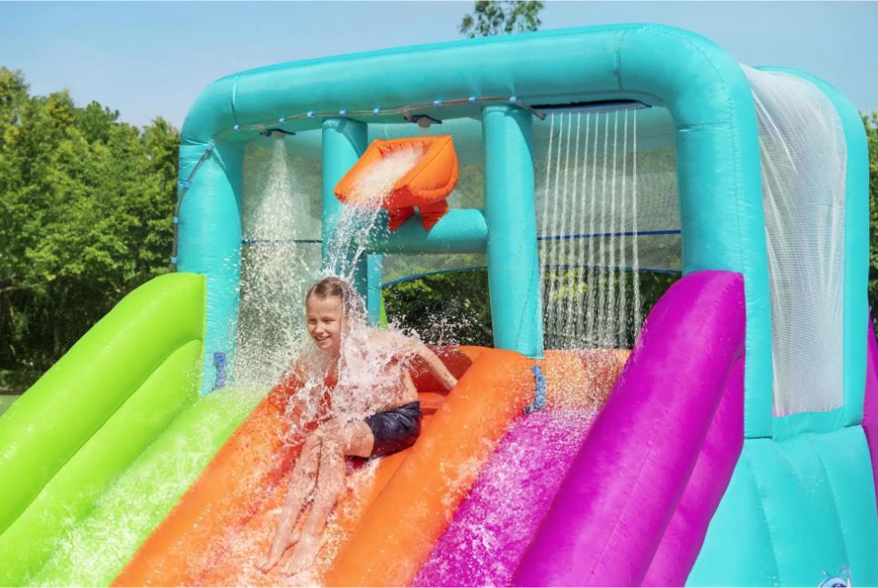 Bestway H2OGO! Triple Splash Course Inflatable Mega Water Park with Air Blower - Image 13