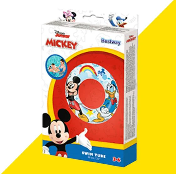 Bestway Mickey and The Roadster Racers 22" Swim Ring - Image 6
