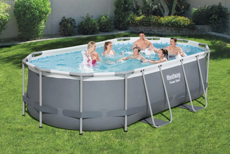 Bestway Power Steel 14' X 8'2" X 39.5" Above Ground Pool Set - Image 8