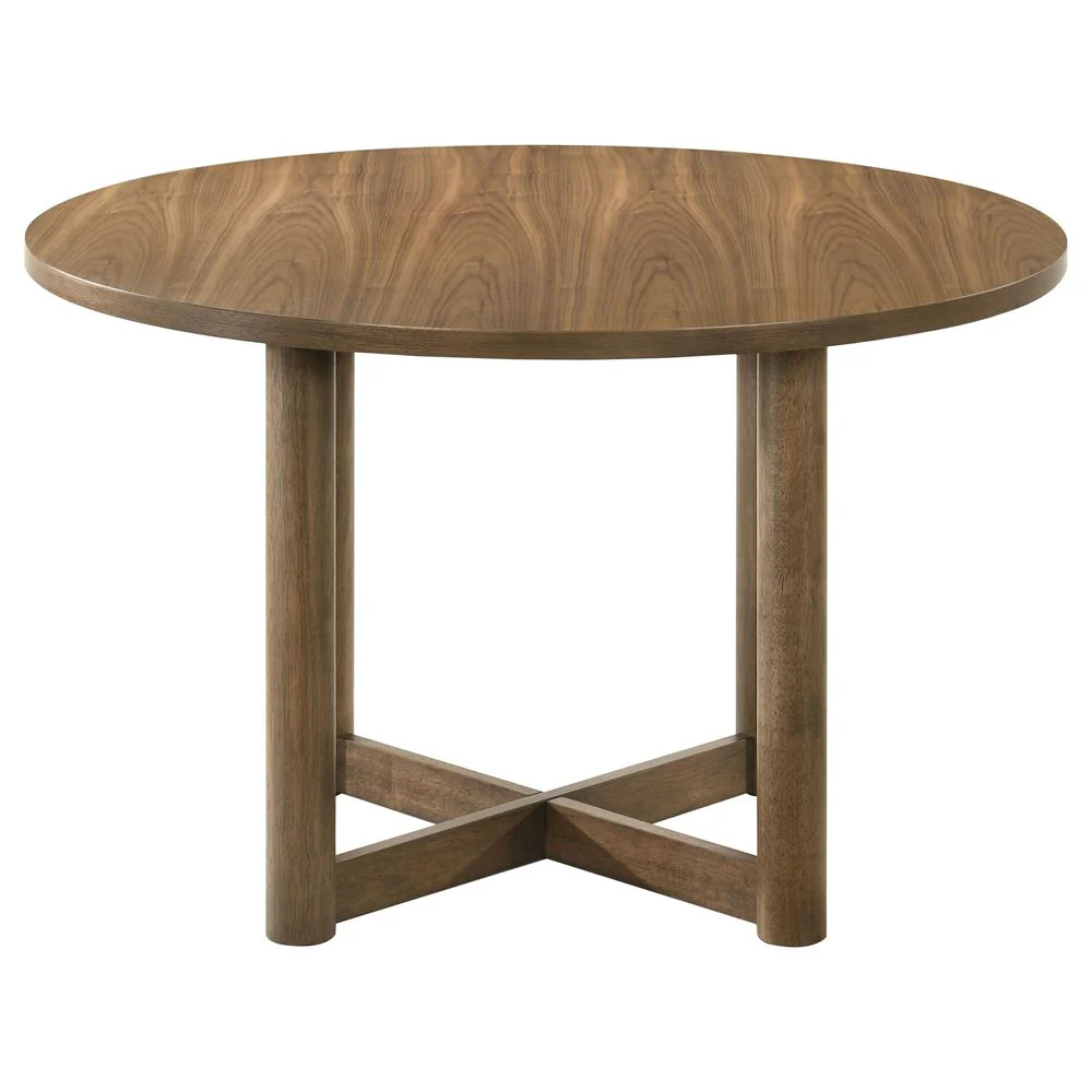 Biltmore 5 Piece Round Wood Dining Table Set - Image 5