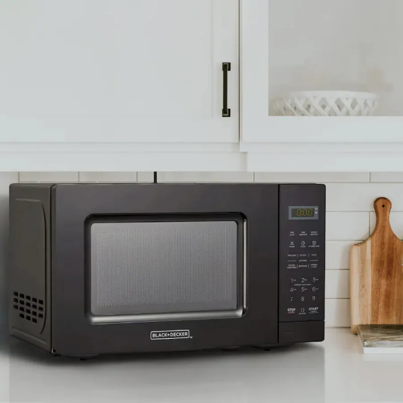 Black+Decker 0.7 cu.ft LED Digital Microwave Oven with Child Safety Lock - Image 6
