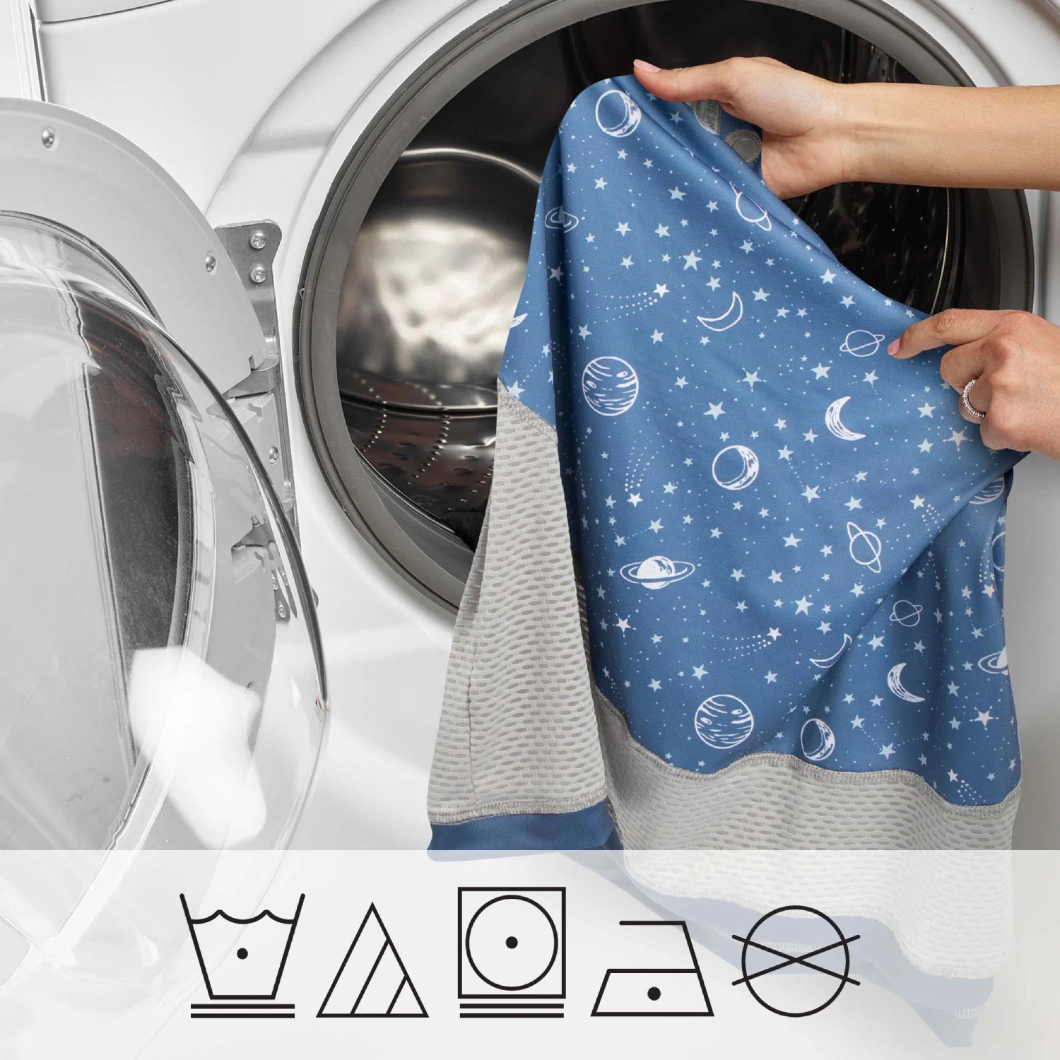 Boppy 4 and More Multi-Use Starry Sky Cover - Blue - Image 3