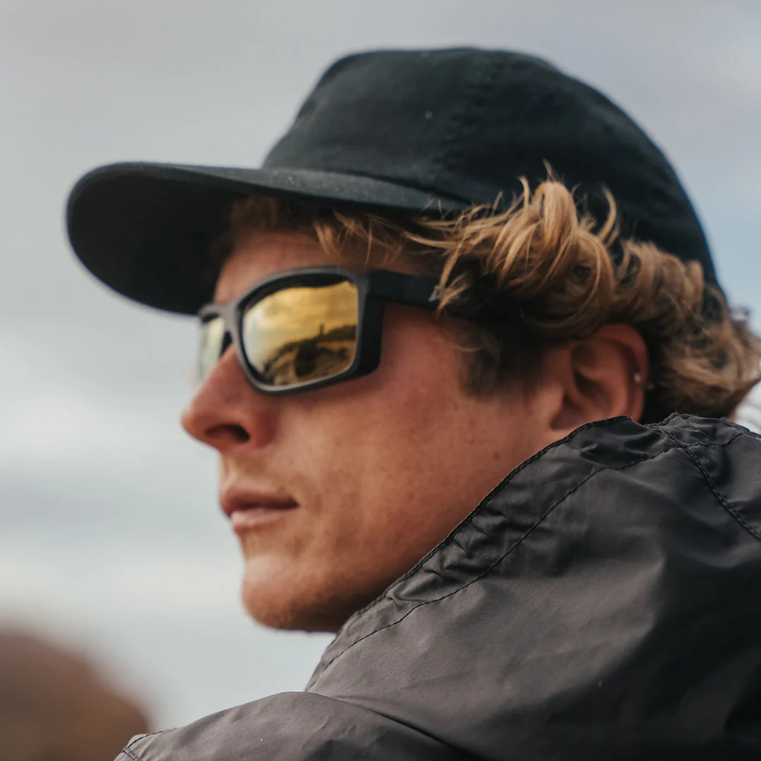 Breach - Matte Black - 24K Gold Polarized ANSI Z87+ - Image 3