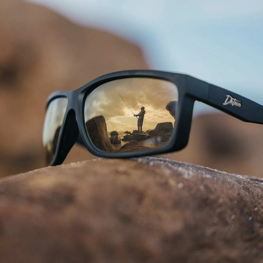 Breach - Matte Black - 24K Gold Polarized ANSI Z87+ - Image 5