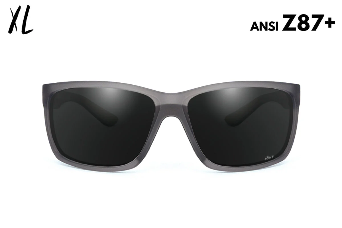 Breach XL - Frosted Gray - Jet Black Polarized ANSI Z87+ - Image 2