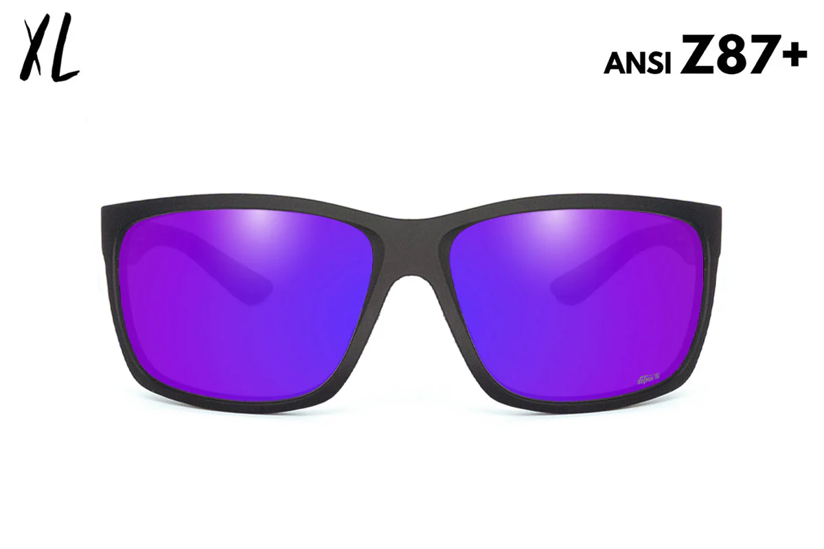Breach XL - Matte Black - Purple Polarized ANSI Z87+ - Image 2