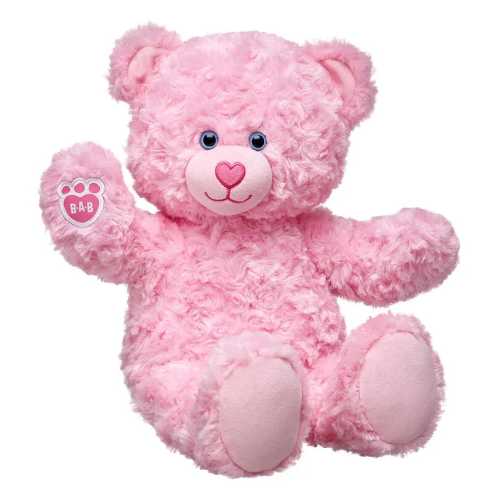 Build-A-Bear 16" Cuddles Teddy Bear Plush Toy - Pink - Image 2