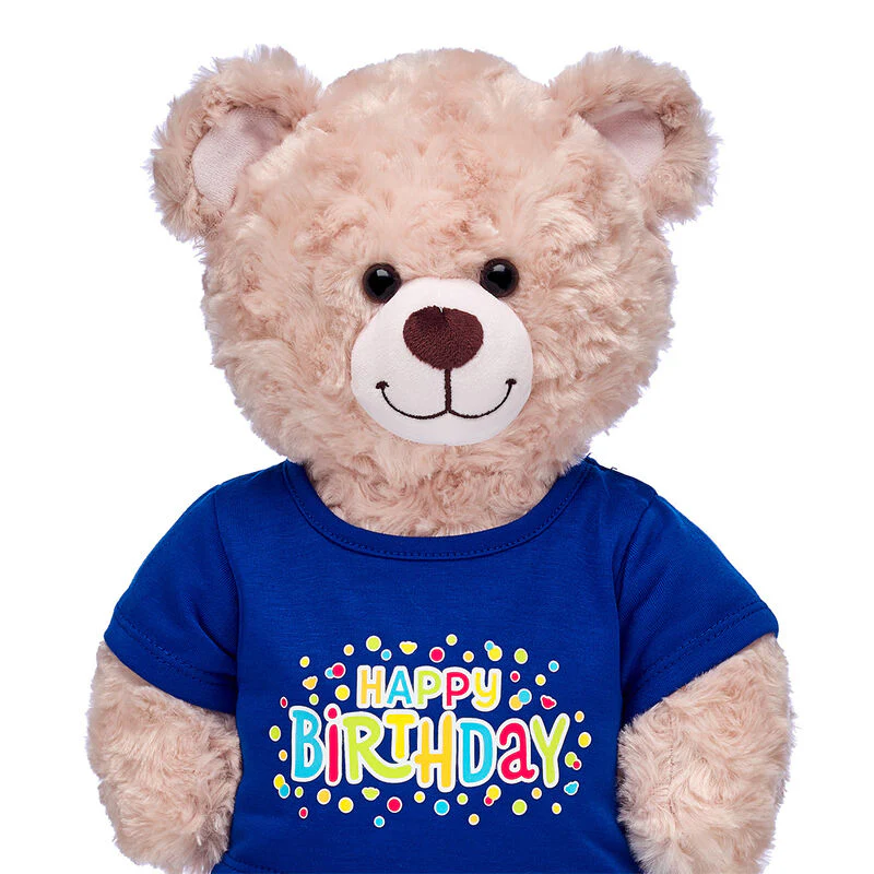 Build-A-Bear Happy Birthday Toy T-Shirt - Blue - Image 2