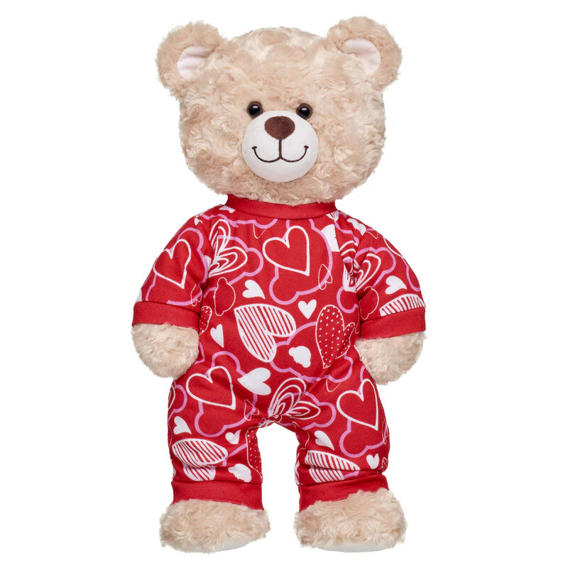 Build-A-Bear Valentine's Day PJ Sleeper for Teddy Bear - Red - Image 2