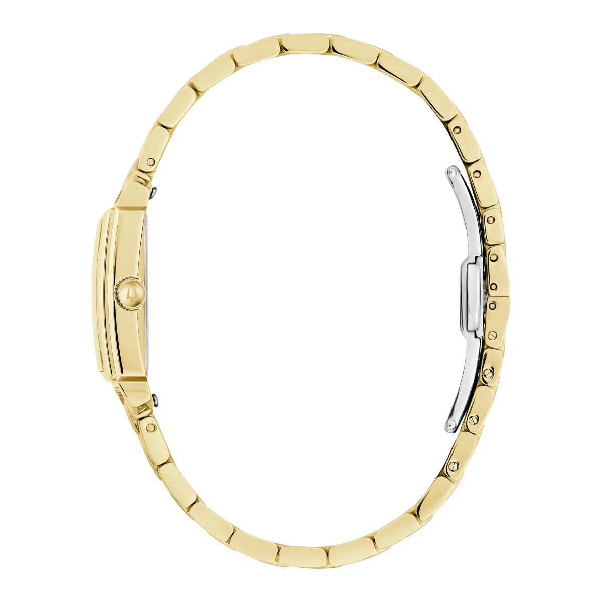 Bulova Sutton Women's 21mm Gold-Tone Bracelet Watch - White Dial - Image 2